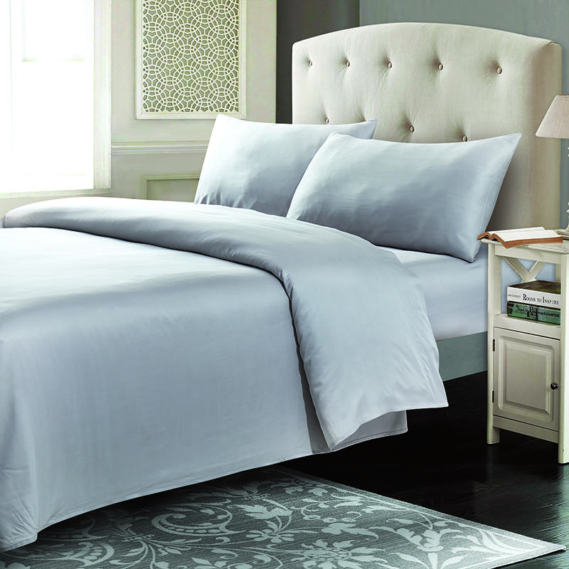 Lace Solid Egyptian Cotton Sheet Set