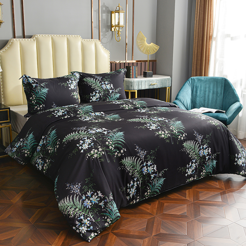 Soft Silky Bamboo Blend Duvet Cover Queen/King