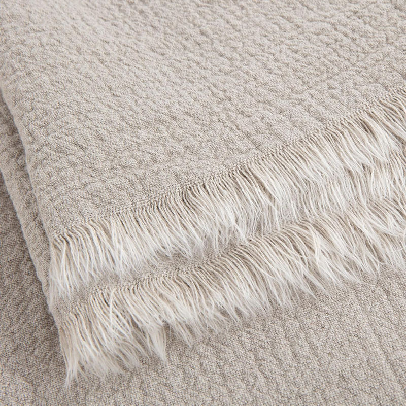 Summer Double Stonewashed Linen Lightweight Blanket