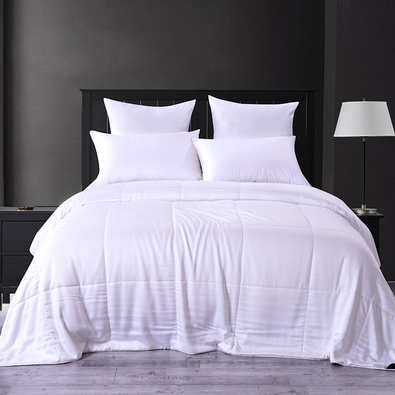 pure Satin Edge Silk Mulberry Silk Bed Sheet Set