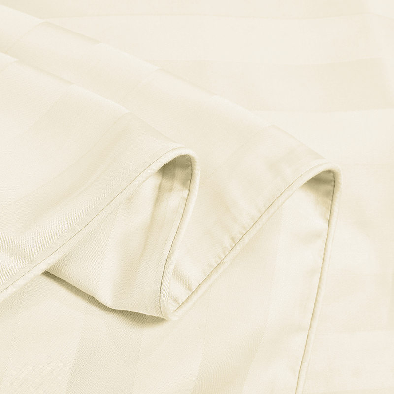 King Size Summer Cool White Soft Sateen Bamboo Sheet Set Of Four